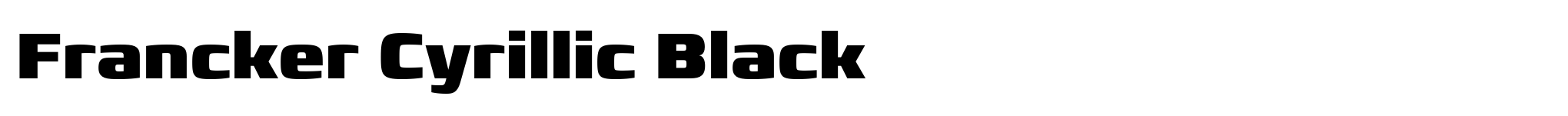 Francker Cyrillic Black image
